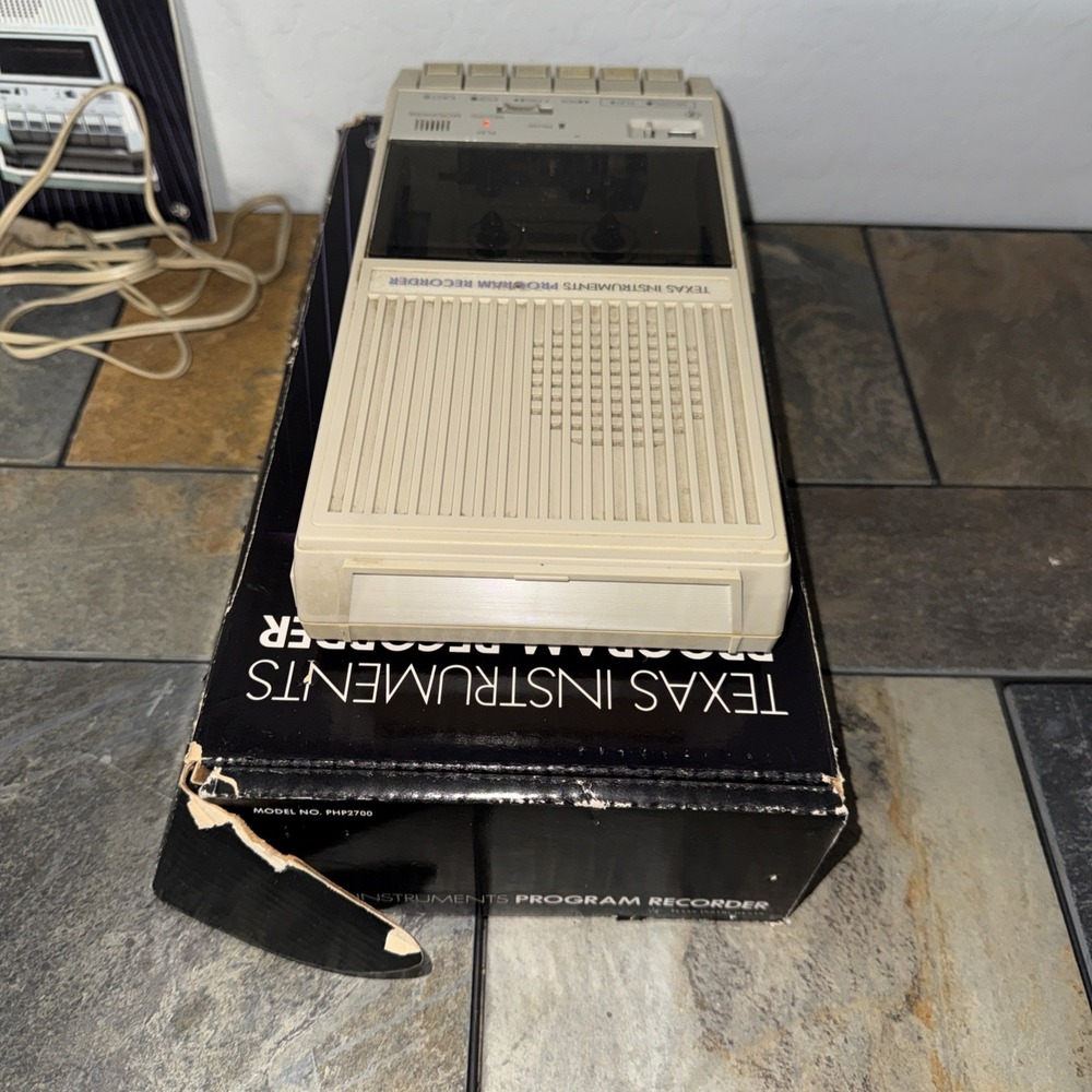 1982 TEXAS INSTRUMENTS Program Recorder PHP2700 In Box Fully Tested - Picture 7 of 11
